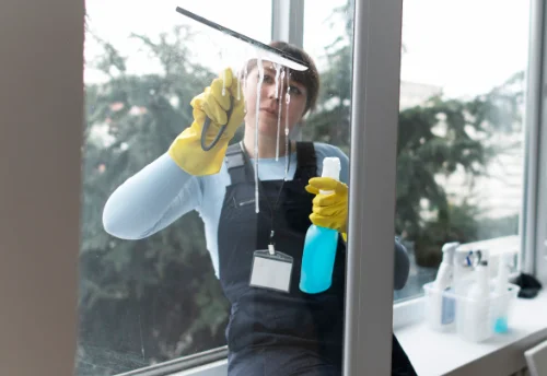 Nettoyage de vitres intérieures et extérieures à Vallerois-le-Bois